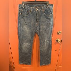 Levi's Men's 527 Bootcut Jeans Medium Wash Denim 5-Pocket Design Cotton Blue